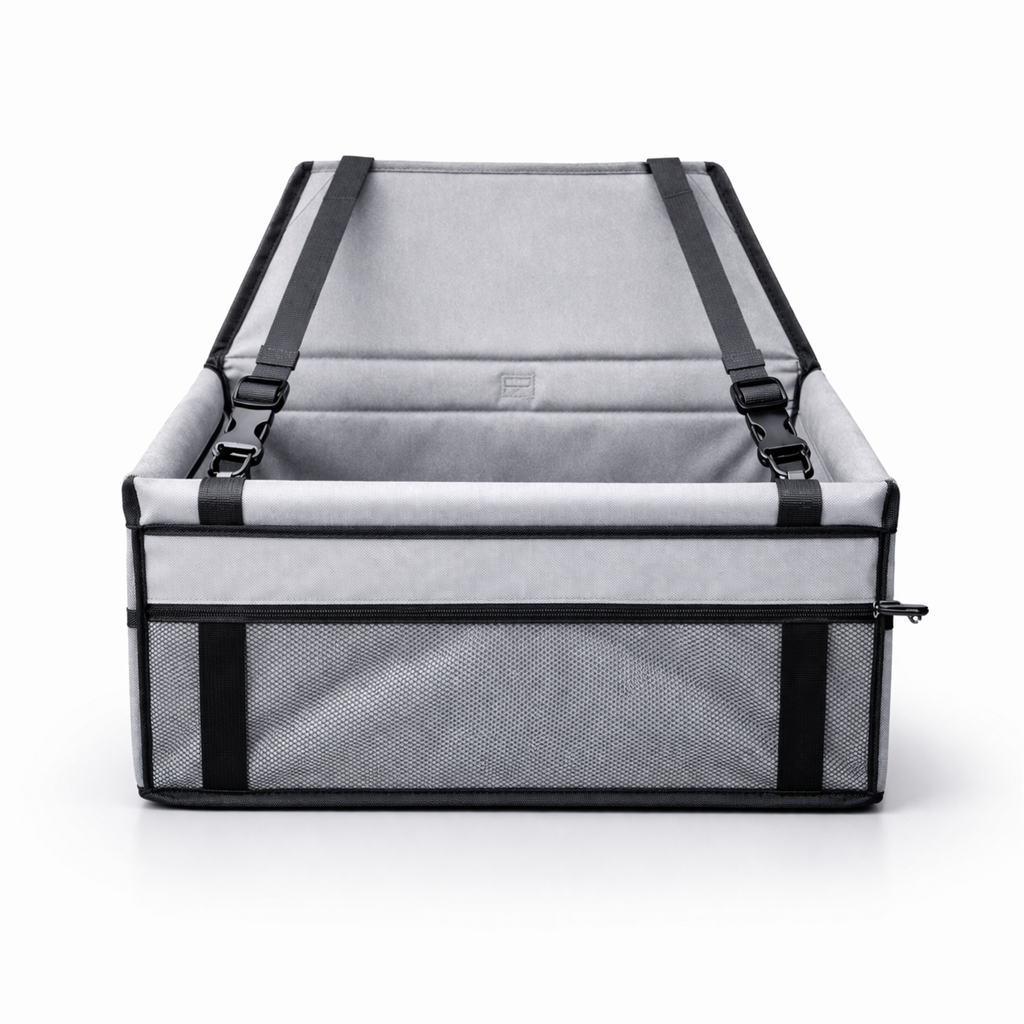 Asiento de coche estable para mascotas con sistema anticolapso
