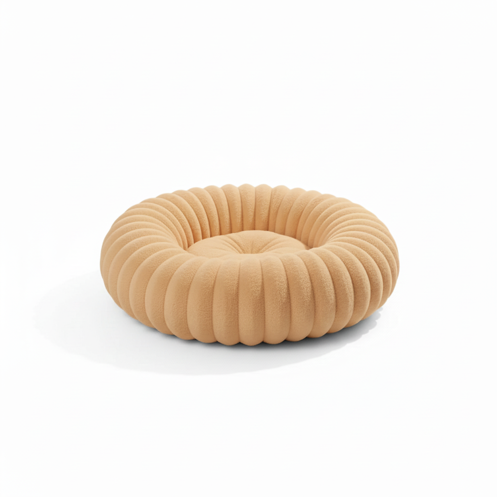 Plush Dog Bed for Dogs & Cats – Warm and Easy to Clean
