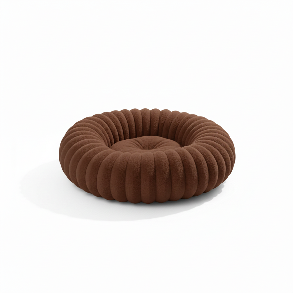 Plush Dog Bed for Dogs & Cats – Warm and Easy to Clean