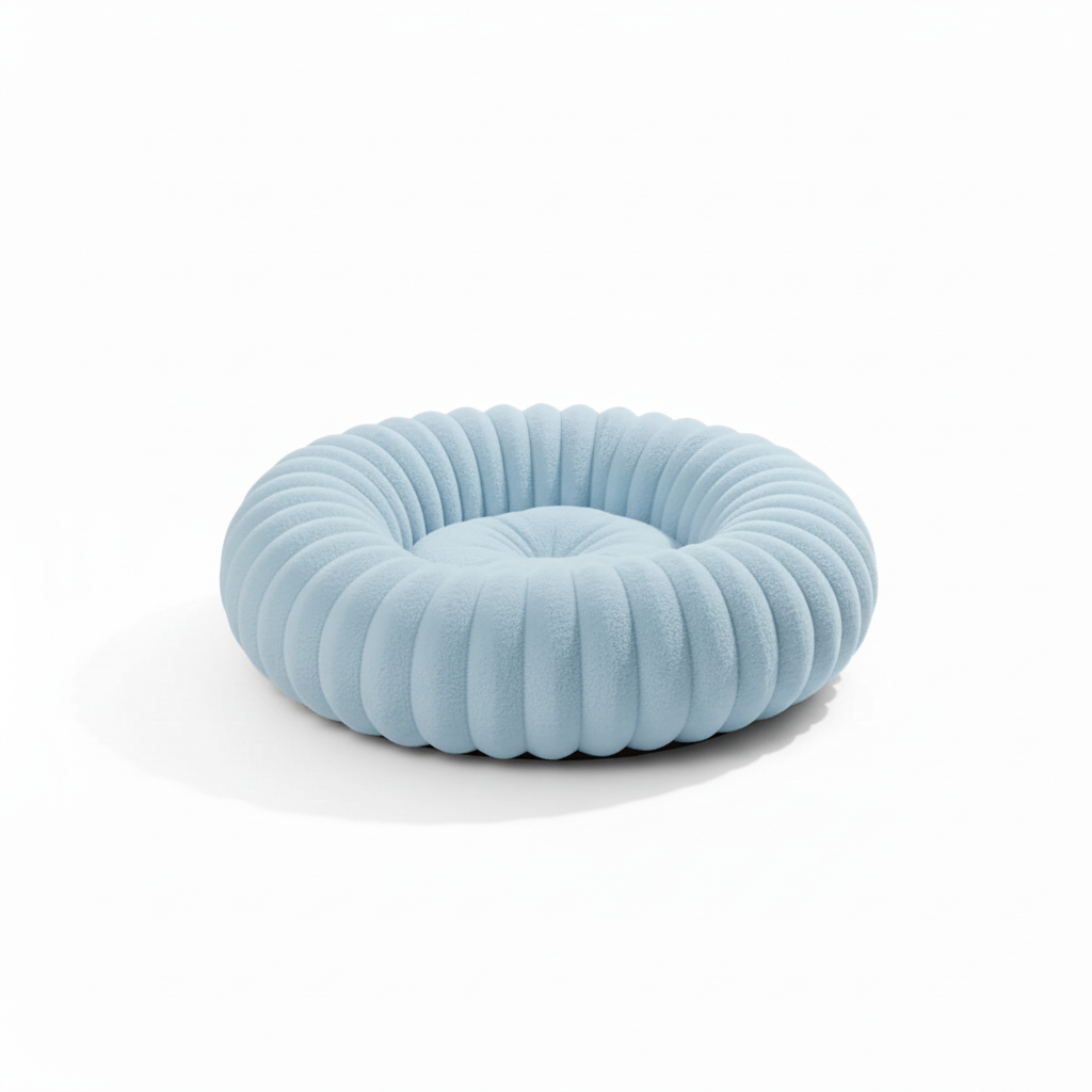 Plush Dog Bed for Dogs & Cats – Warm and Easy to Clean